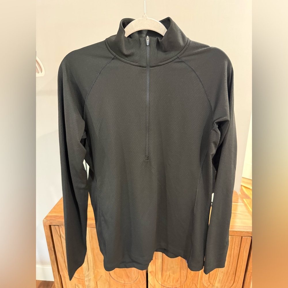 Patagonia 1/2 Zip Black Capilene Midweight Top